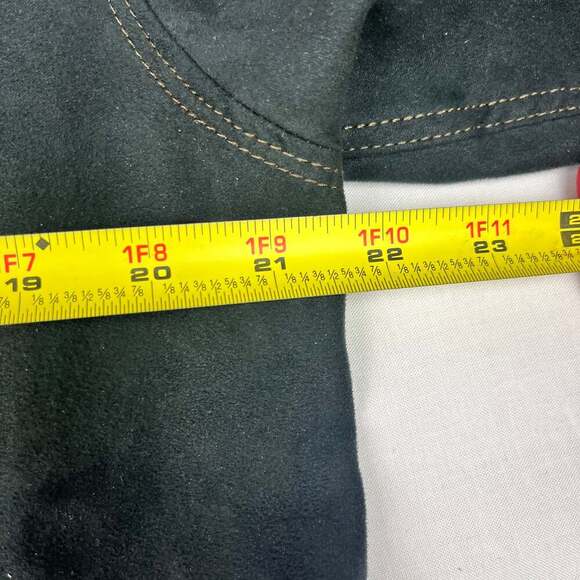 North River Outfitters Mens Snap Up Jacket Black Denim Blend XL - Picture 8 of 11